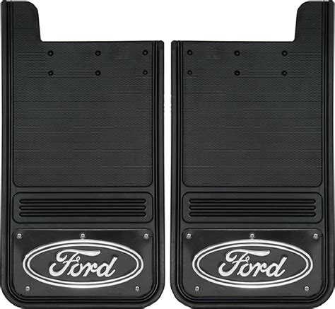 99 20 F Series Gatorback Black Ford Logo Rear Mud Flaps Gb1223f Full