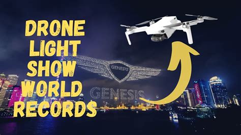 Amazing Drone Light Show Guinness World Records With Biggest Drone