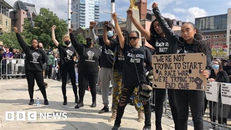 Thousands Rally In Leeds To Support Black Lives Matter Protest