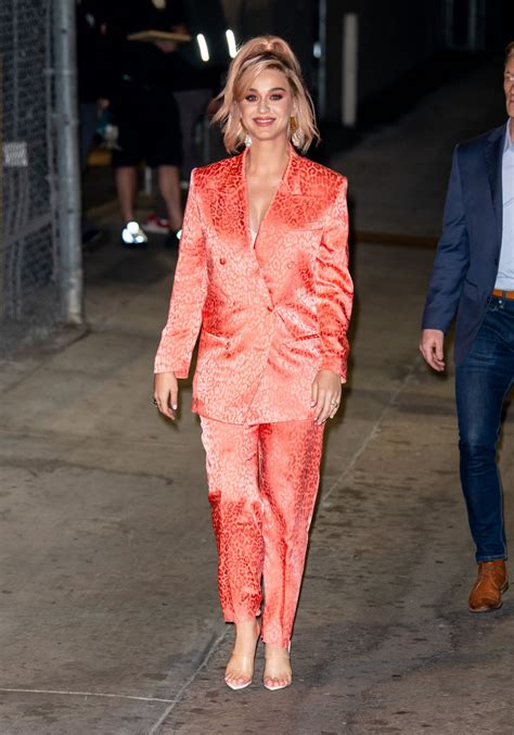Katy Perry Arrives At Jimmy Kimmel Live In Los Angeles 02122020