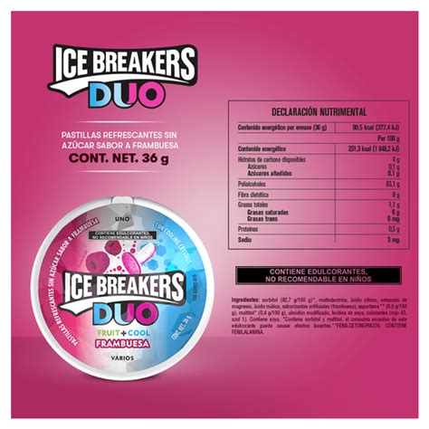 Ice Breakers Pastillas Duo Fruit Cool Fresa 36 G Mi Tienda Del Ahorro