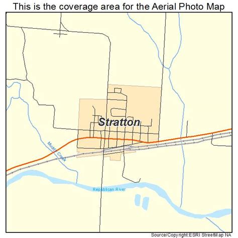 Aerial Photography Map Of Stratton Ne Nebraska