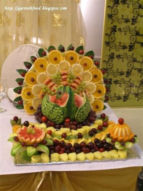 Fruit Carving Arrangements And Food Garnishes Popular Fruit Displays