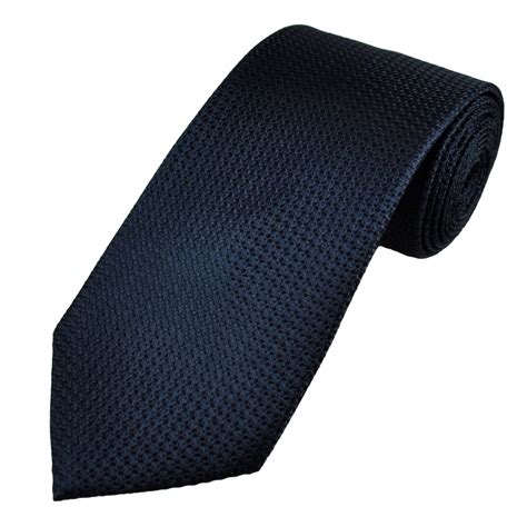 Navy Blue Texture Patterned Mens Silk Tie From Ties Planet Uk