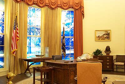 The oval office has an interesting history, and there was a specific inspiration behind its unique shape. The Oval Office - Museum - The Jimmy Carter Presidential ...