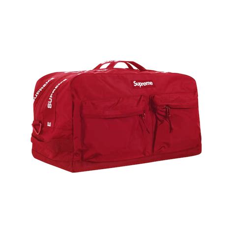 Supreme Duffle Bag Fw22 Redsupreme Duffle Bag Fw22 Red Ofour