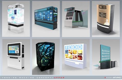 Aenigma Vending Machine Concept Art 2 Upper Vending Machine