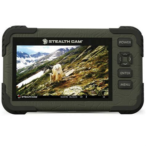 Stealth Cam Stc Crv43x Hd Sd Card Reader And Viewer With 43 Lcd Touch