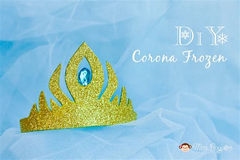 Diy Corona Elsa De Frozen Miss Peguitos Blog Eco Friendly Y