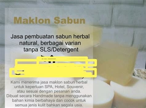 Jual Maklon Sabun Herbal Maklon Sabun Spa Aromaterapi Sabun Hotel Di