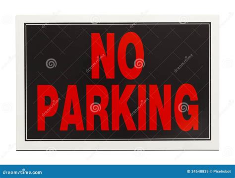 No Parking Royalty Free Stock Images Image 34640839