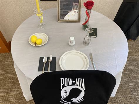 Pow Mia Ceremony Table Kit Cabinets Matttroy