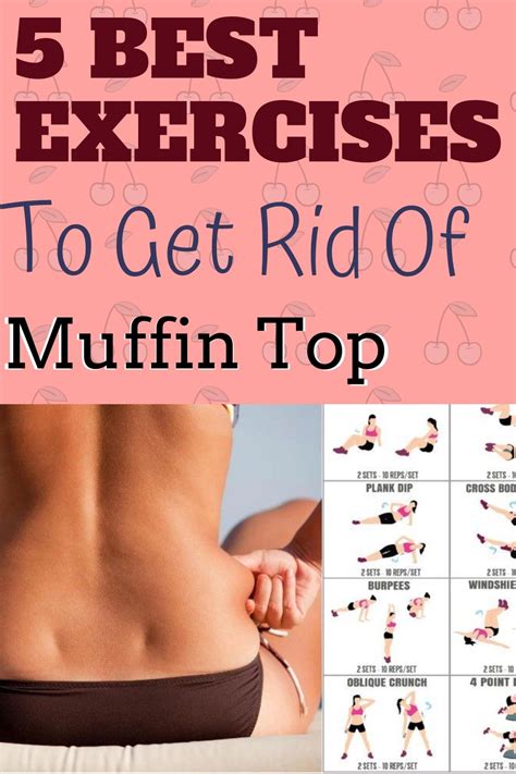 5 best exercises to get rid of muffin top healthy life