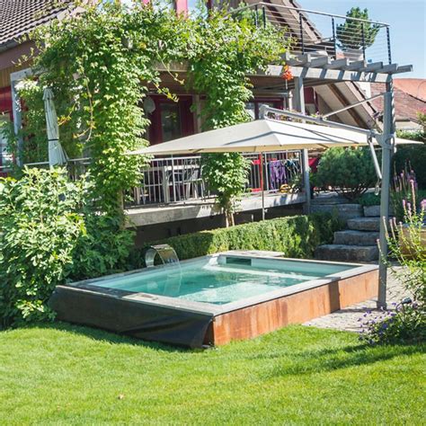 Wenn sie selbst besitzer des gartens bzw. Mini-Pools: Badespaß im Kleinformat in 2020 | Gartenpools ...