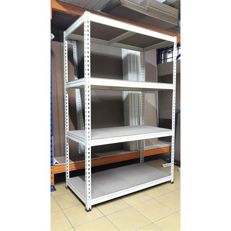 Sarako Rak Besi 5h X 2w X 4l X 4level Heavy Duty Boltless Rack 300kg