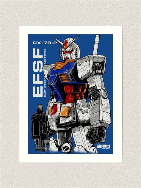 Gundam Art Print For Sale By Snapnfit Redbubble