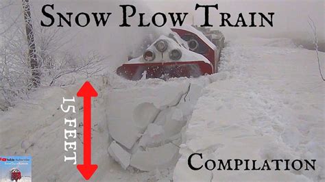 World Best Snow Plow Train Compilation Info Youtube