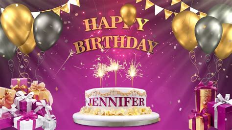 Jennifer Happy Birthday To You Happy Birthday Songs 2021 Youtube