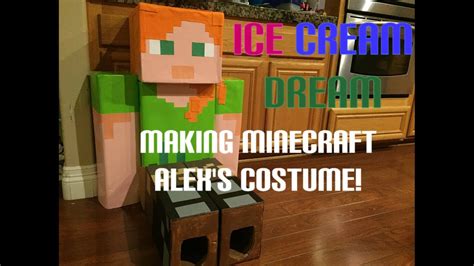 Minecraft Costume Making Alex From Minefaire Costume Contest Youtube