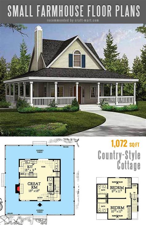 The Best Simple Farmhouse Plans Quaint Farm Style Cottage With Modern