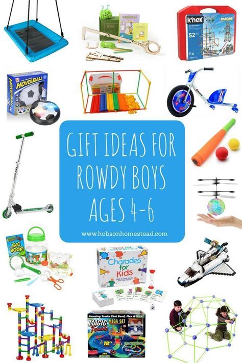 Everything on this list was picked for its ability to excite and motivate a. 15 Gift Ideas for Rowdy Boys, Ages 4-6 | Christmas gifts ...