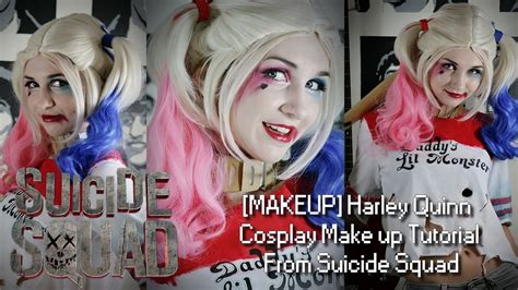Makeup Harley Quinn Cosplay Makeup From Suicide Squad