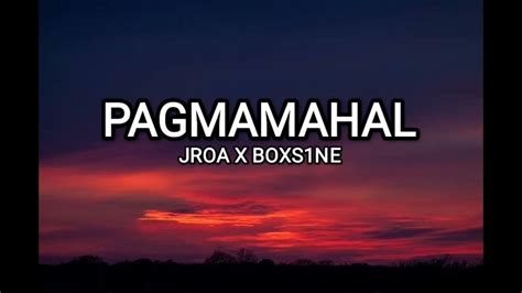 Jroa X Boxs1ne Pagmamahal Lyrics Youtube