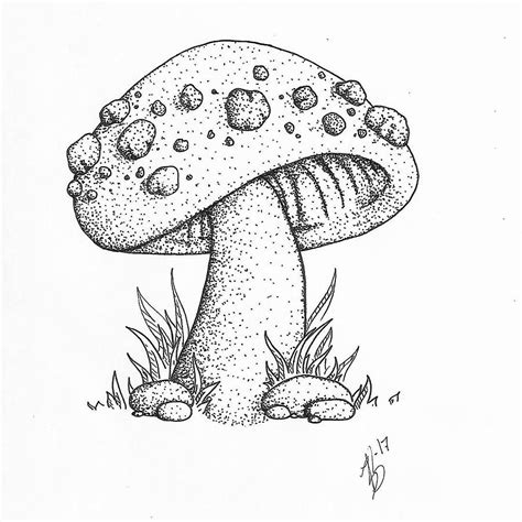 Mushroom Pencil Drawing Mushroom Drawing Drawings Pen Art Drawings My XXX Hot Girl