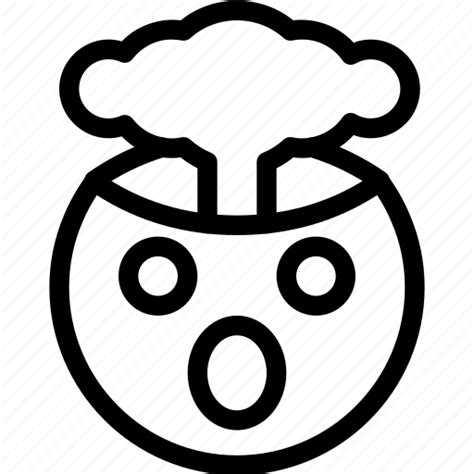 Exploding Head Emoticons Smiley People Icon Download On Iconfinder