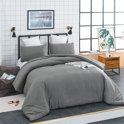 Low to high popularity new position. Jumeey Grey Comforter Set Full Size Dark Grey Comforter ...