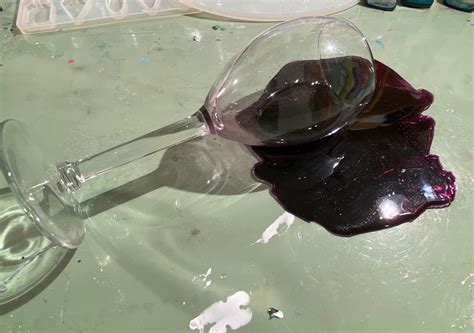 Fake Wine Spill Etsy