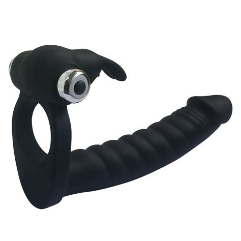 Silicone Vibrating Double Penetration Penetrator Cock Ring Dp Anal Sex Toys 848518012043 Ebay
