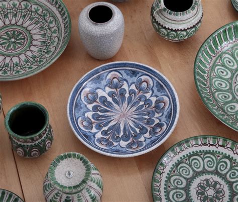 Ceramic Collection Of 21 Pieces By Schleiss Gmunden