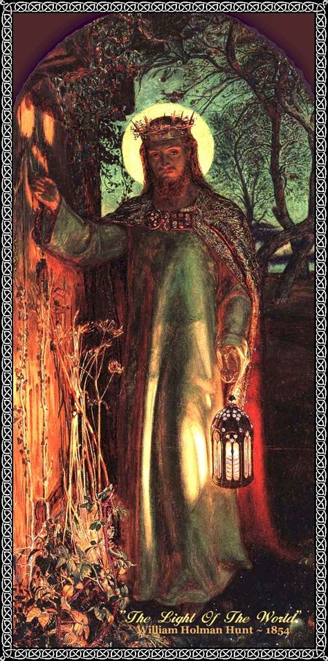 William Holman Hunt The Light Of The World Better Living Through Beowulf
