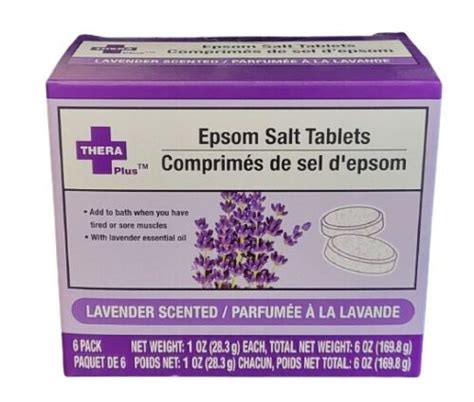 Thera Plus Epsom Salt Tablets 6 Pack Ebay