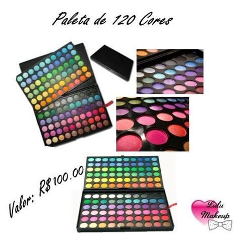 Paleta De 120 Cores De Sombra Loja De Lulumakeup