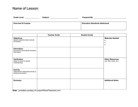 Daily Lesson Plan Template Fotolipcom Rich Image And Wallpaper Images