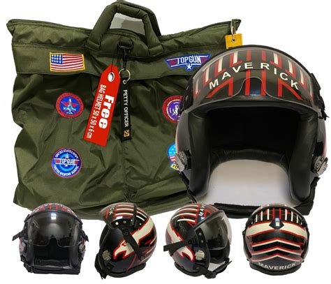 Polyst Fighter Pilot Maverick Helmet Top Gun Movie Prop Usn Hgu 552022