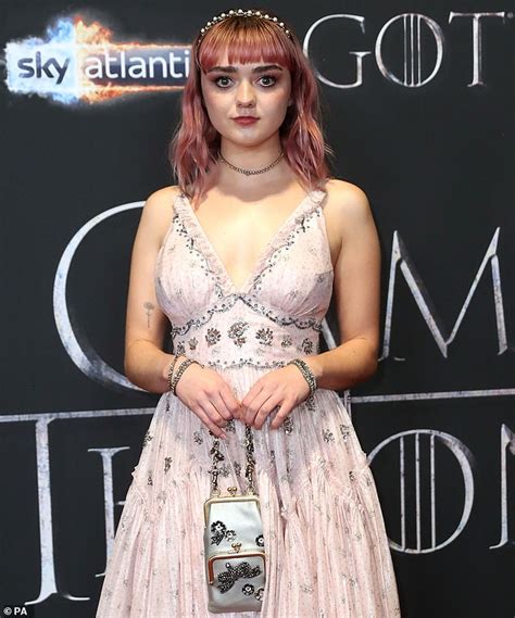 Id Tell Myself Every Day I Hated Myself Game Of Thrones Maisie