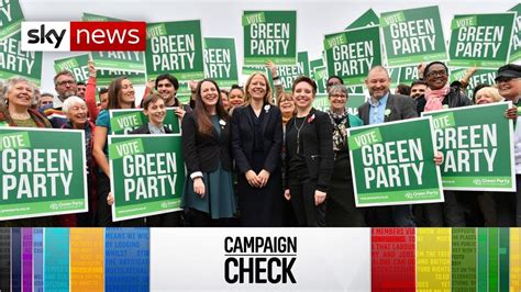 General Election Campaign Check Green Party Manifesto Youtube