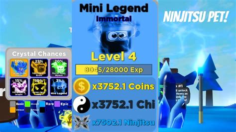I Made The Immortal Mini Legend In Ninja Legends Roblox Youtube