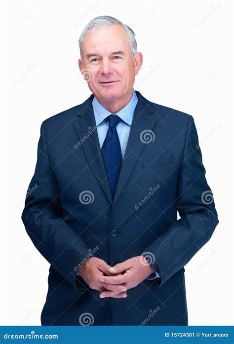 Portrait Of A Confident Mature Business Man Stock Image Image Of