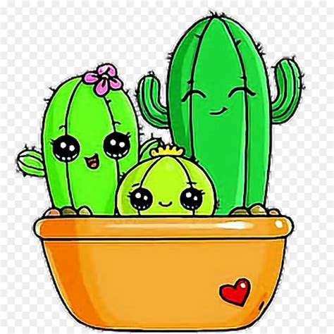 The cactus body is coloured in shades of green, with dark shading along the. Kaktus-Zeichnung Bild Clip-art Zeichnen So Süß - Kaktus ...