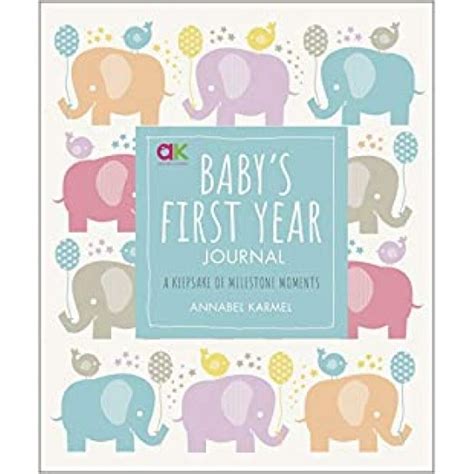 Babys First Year Journal A Keepsake Of Milestone Moments Paperback