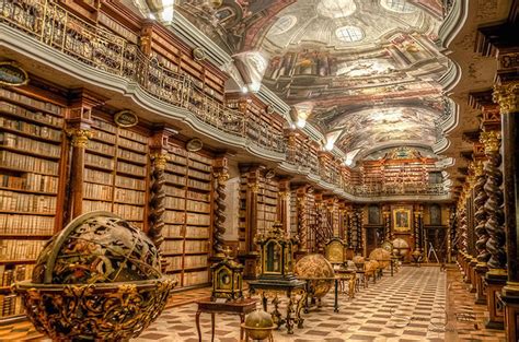 Grandiose Baroque Library In Prague Is A Stunning Kingdom For Books