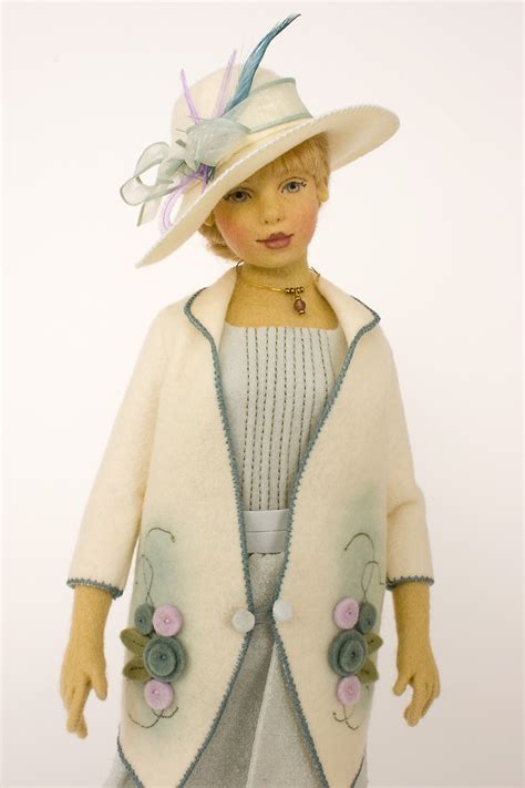 Olivia Felt Molded Limited Edition Art Doll By Maggie Iacono