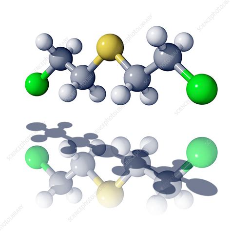 Mustard Gas Molecule Stock Image A7000339 Science Photo Library