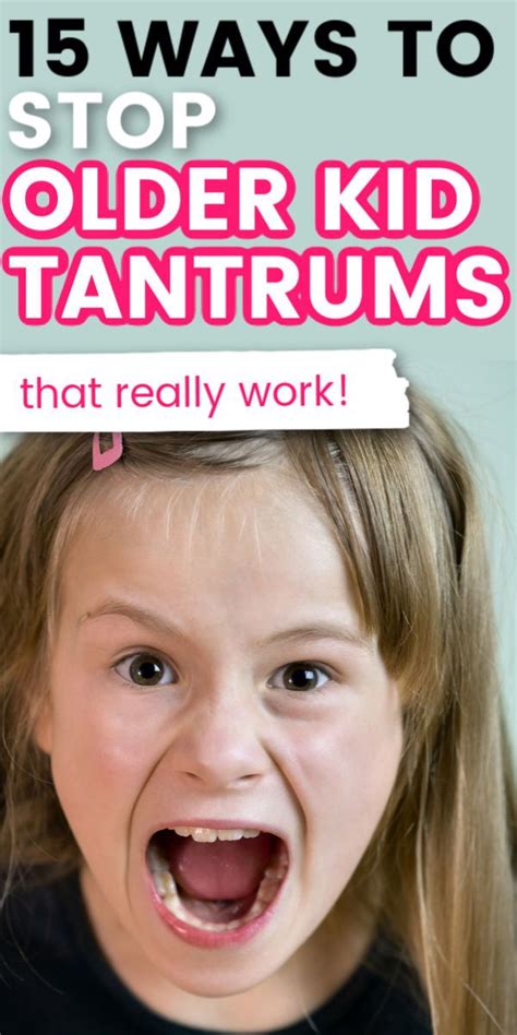 5 Ways To Stop Older Kid Tantrums Part 2 Tantrum Kids Kids Behavior