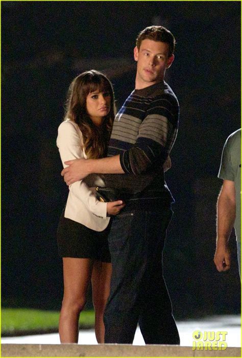 Lea Michele And Cory Monteith Film Intimate Glee Scene Photo 2725739
