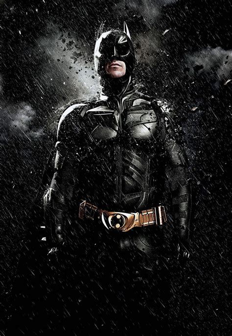 The 2012 sequel finds bruce wayne ( christian bale ), now a recluse, contemplating a return to his role as batman when a mercenary leader named bane. THE DARK KNIGHT RISES Textless Posters and Banners - News ...
